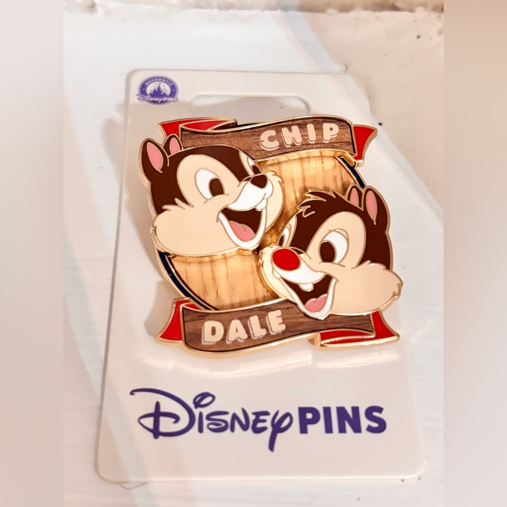 Disney Chip and Dale Pin - Brown and Cream